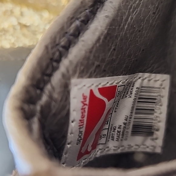 Puma Vedano V Sneakers Mens 11 Gray Leather Slip On Casual ,Pre-owned - Picture 13 of 13